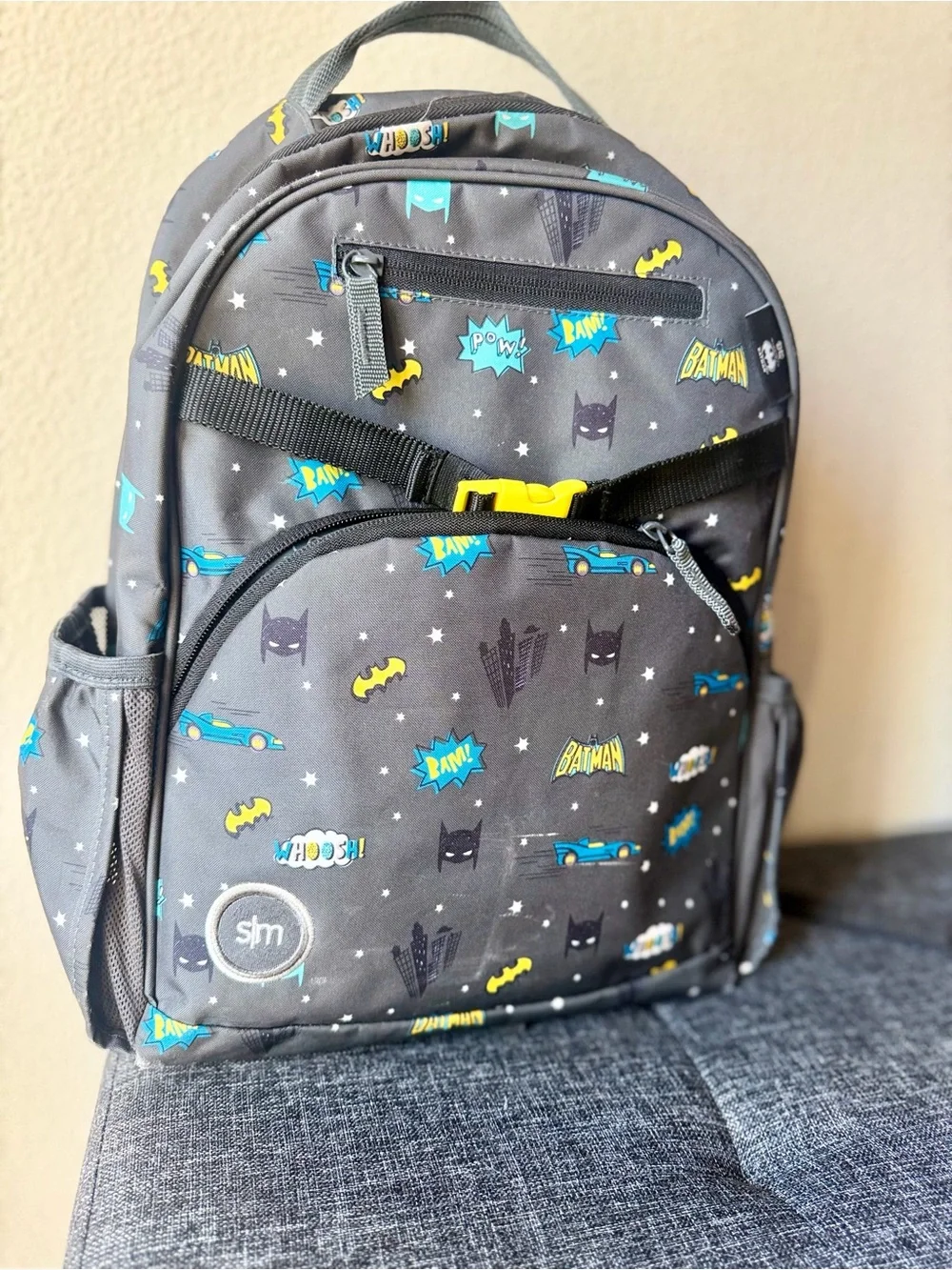 Simple Modern Kids Batman Lunch Bag and Backpack Set - medium size